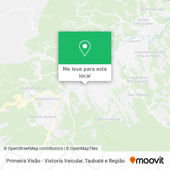 Primeira Visão - Vistoria Veicular mapa