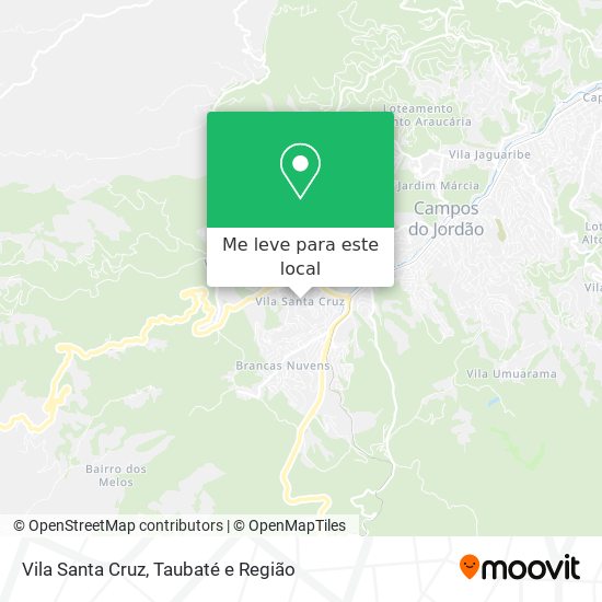 Vila Santa Cruz mapa