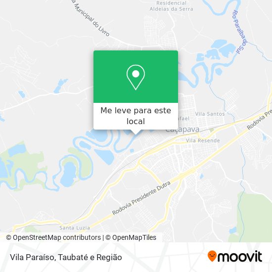 Vila Paraíso mapa