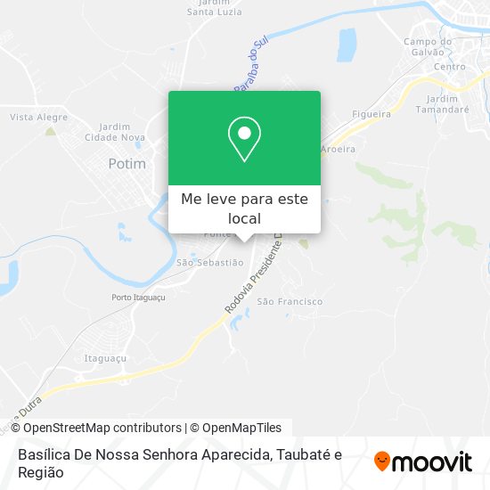 Basílica De Nossa Senhora Aparecida mapa