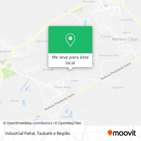 Industrial Feital mapa