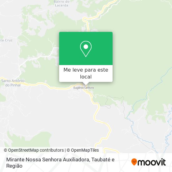 Mirante Nossa Senhora Auxiliadora mapa