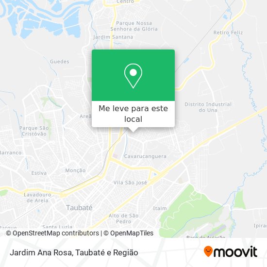 Jardim Ana Rosa mapa