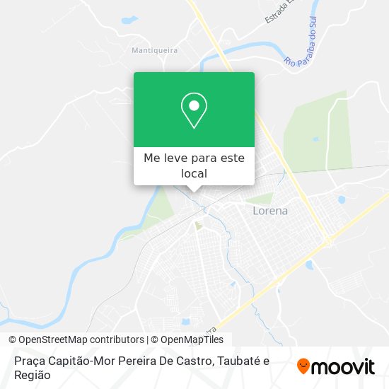 Praça Capitão-Mor Pereira De Castro mapa