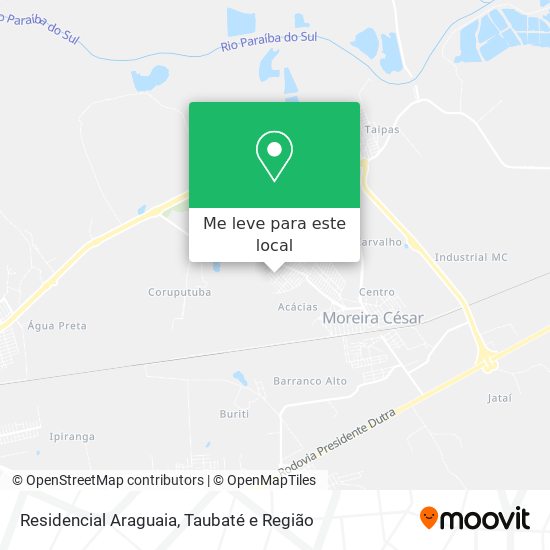 Residencial Araguaia mapa