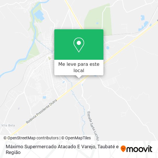 Máximo Supermercado Atacado E Varejo mapa