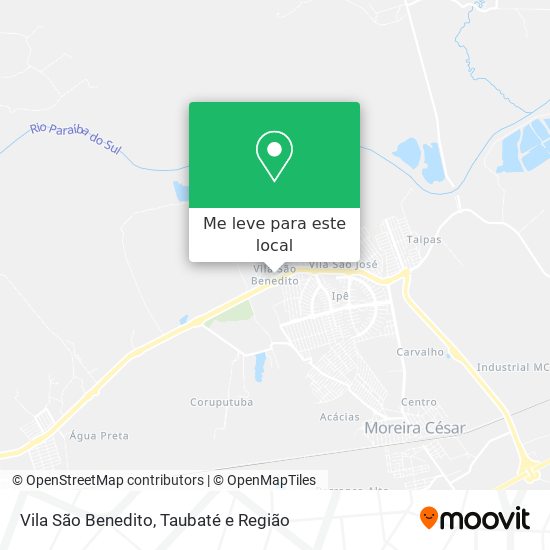 Vila São Benedito mapa