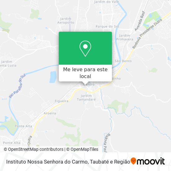 Instituto Nossa Senhora do Carmo mapa