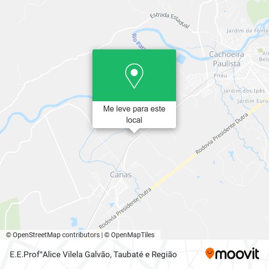 E.E.Prof°Alice Vilela Galvão mapa