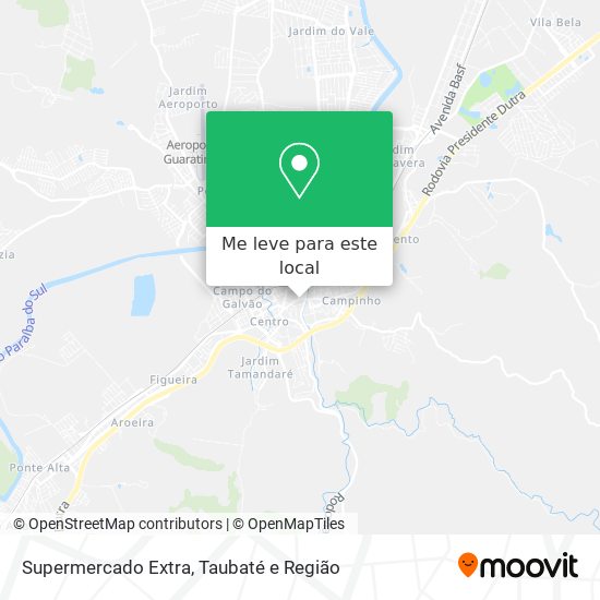Supermercado Extra mapa