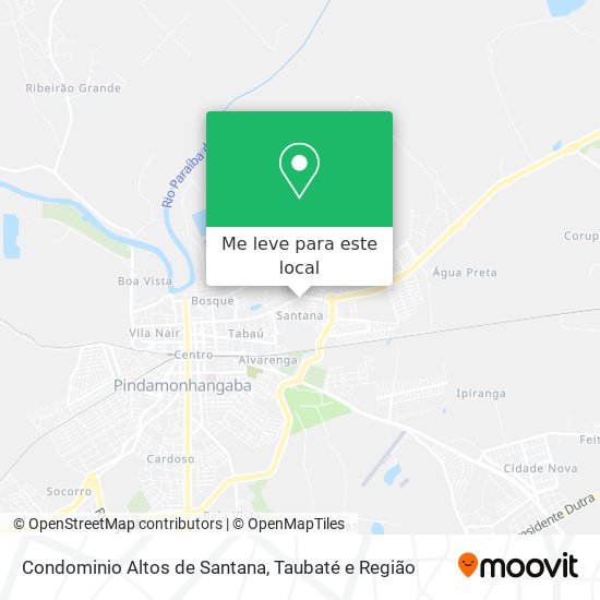 Condominio Altos de Santana mapa