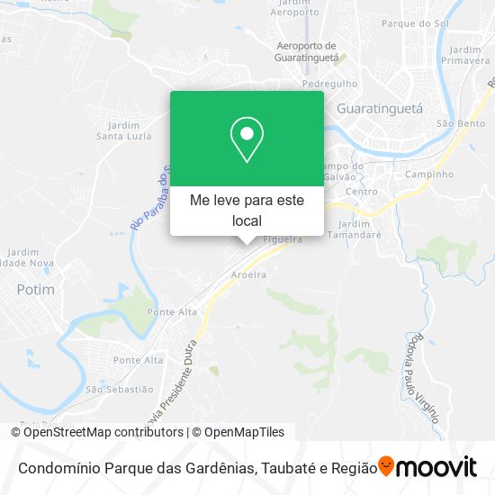 Condomínio Parque das Gardênias mapa