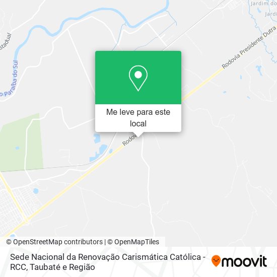 Sede Nacional da Renovação Carismática Católica - RCC mapa