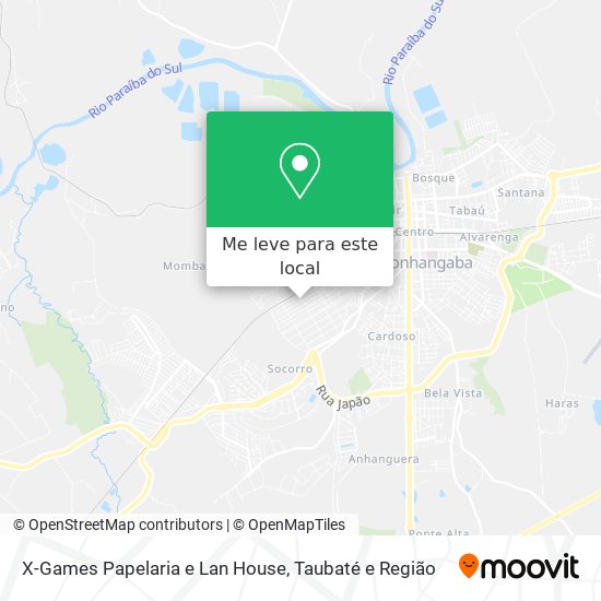 X-Games Papelaria e Lan House mapa