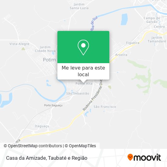 Casa da Amizade mapa