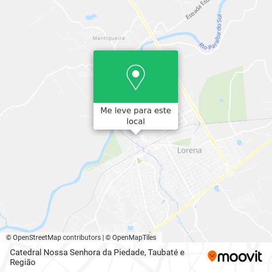 Catedral Nossa Senhora da Piedade mapa