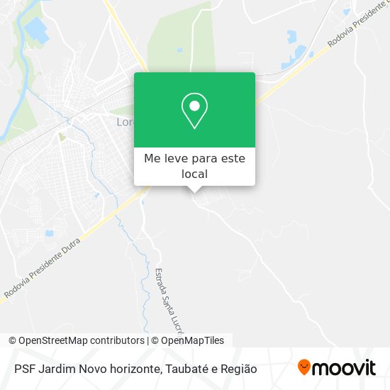 PSF Jardim Novo horizonte mapa