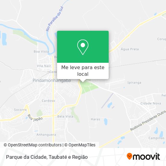Parque da Cidade mapa