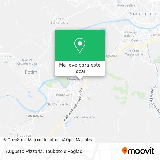 Augusto Pizzaria mapa