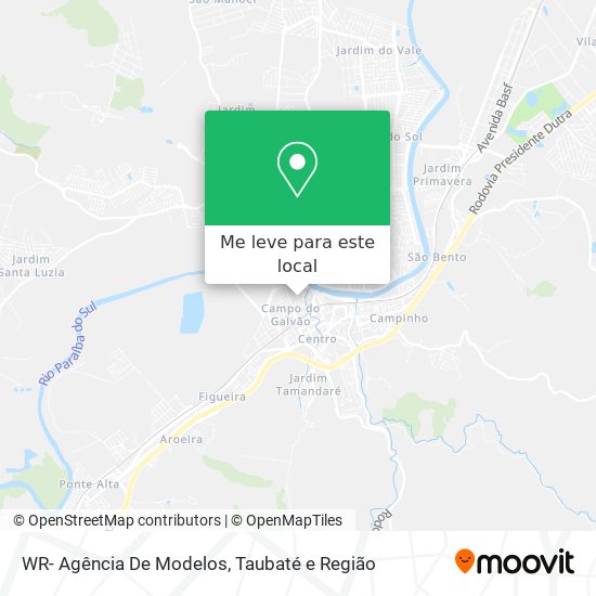 WR- Agência De Modelos mapa