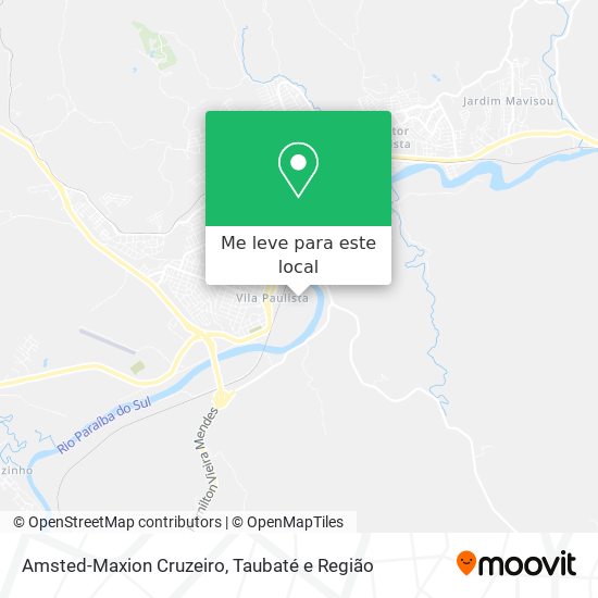 Amsted-Maxion Cruzeiro mapa