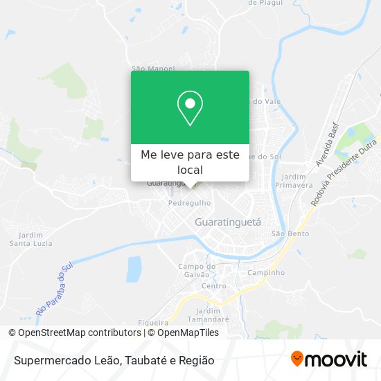 Supermercado Leão mapa