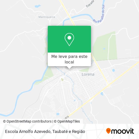 Escola Arnolfo Azevedo mapa