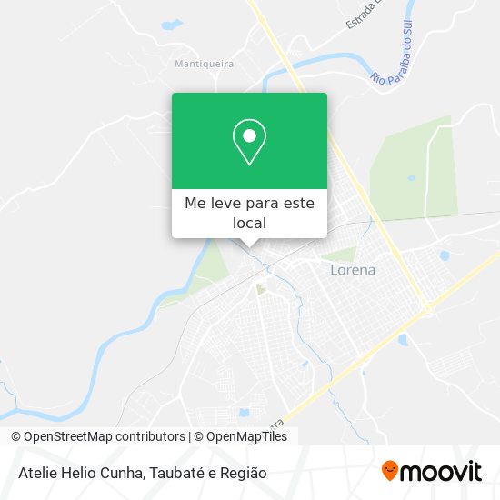 Atelie Helio Cunha mapa