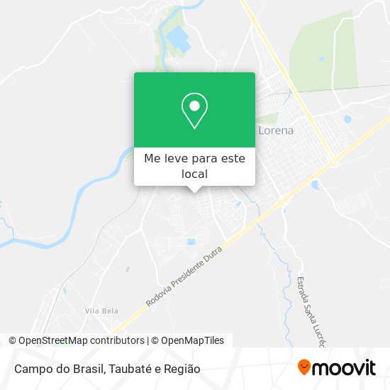 Campo do Brasil mapa