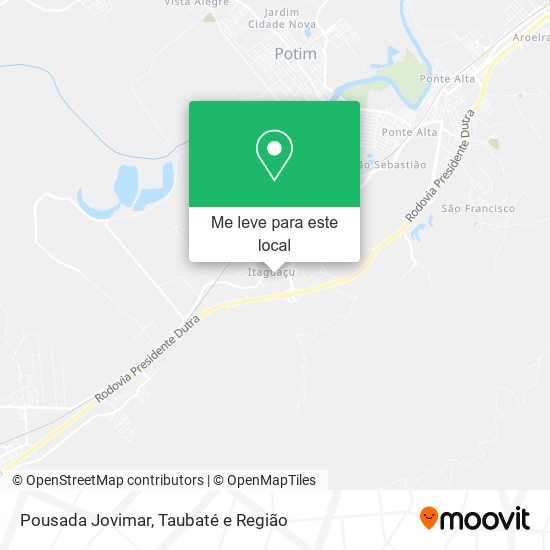 Pousada Jovimar mapa