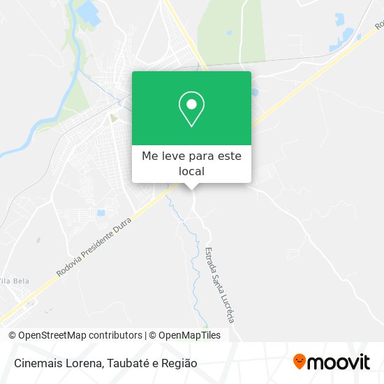 Cinemais Lorena mapa
