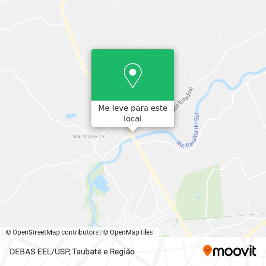 DEBAS EEL/USP mapa
