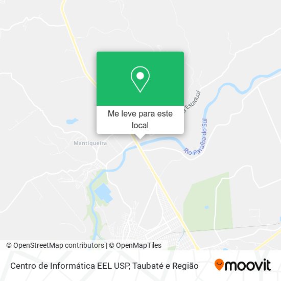Centro de Informática EEL USP mapa