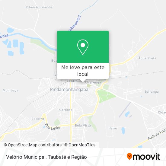 Velório Municipal mapa