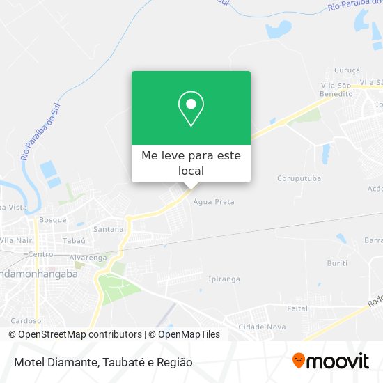 Motel Diamante mapa
