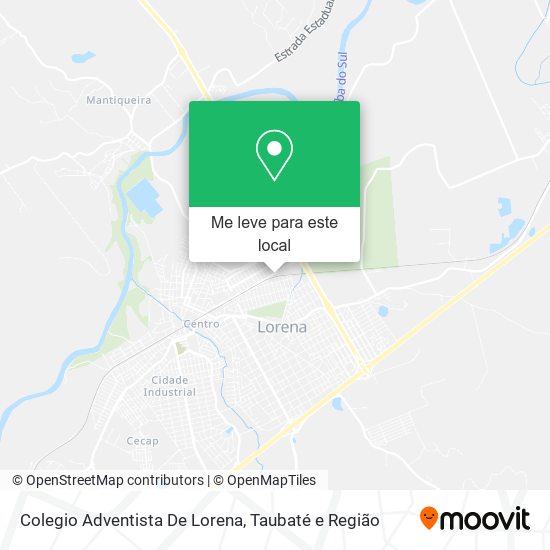 Colegio Adventista De Lorena mapa