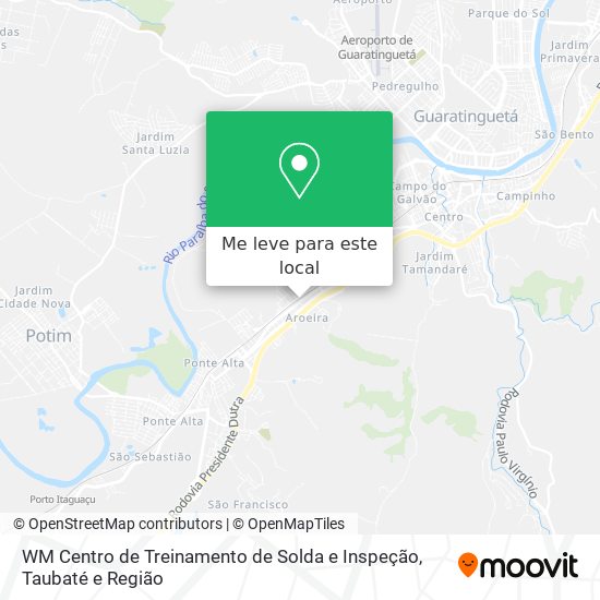 WM Centro de Treinamento de Solda e  Inspeção mapa