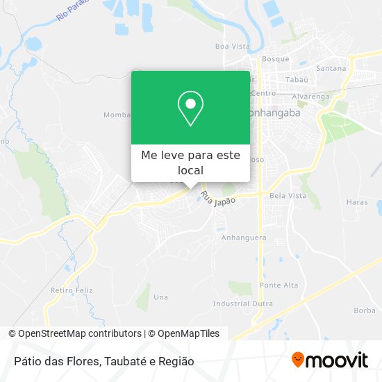 Pátio das Flores mapa