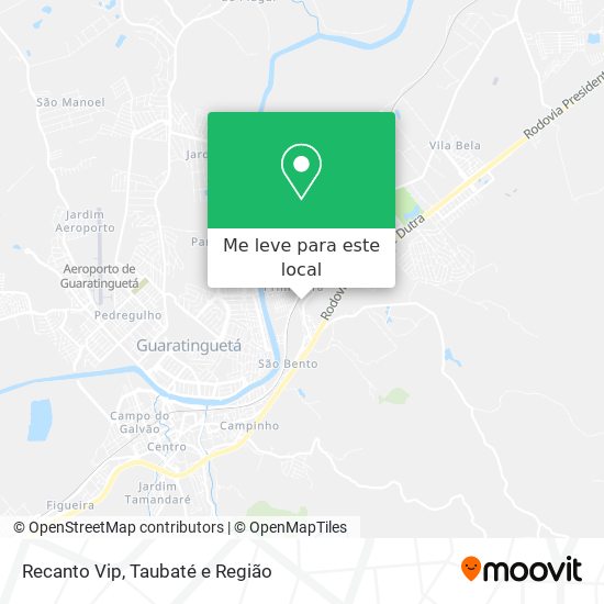 Recanto Vip mapa