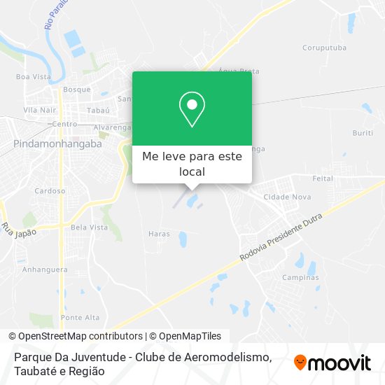 Parque Da Juventude - Clube de Aeromodelismo mapa
