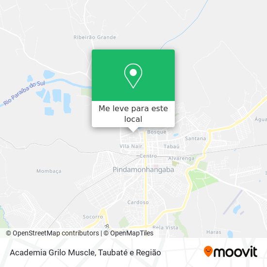 Academia Grilo Muscle mapa