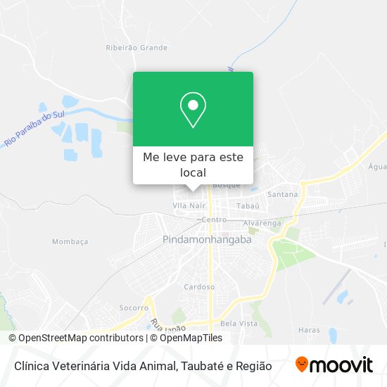Clínica Veterinária Vida Animal mapa