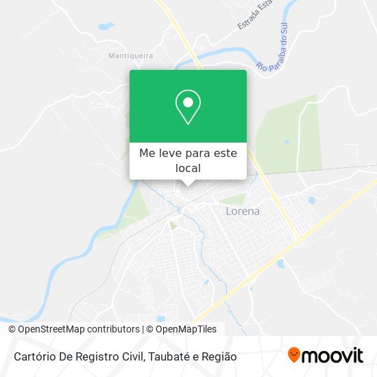 Cartório De Registro Civil mapa