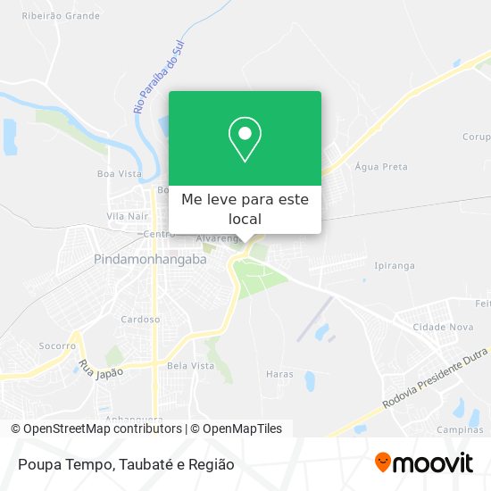 Poupa Tempo mapa