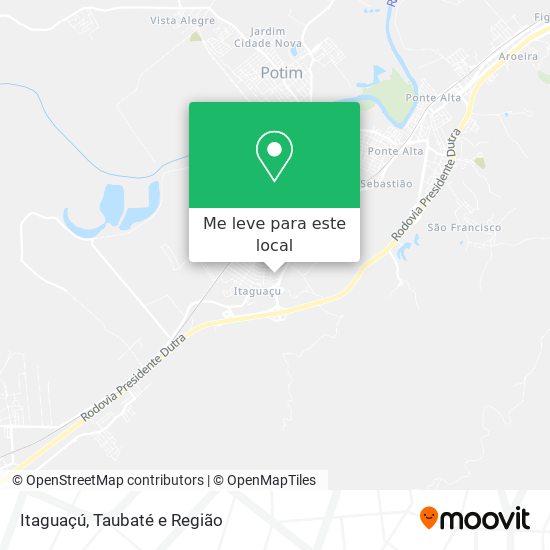 Itaguaçú mapa