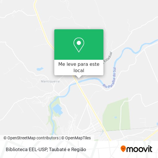 Biblioteca EEL-USP mapa