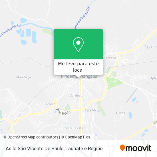 Asilo São Vicente De Paulo mapa