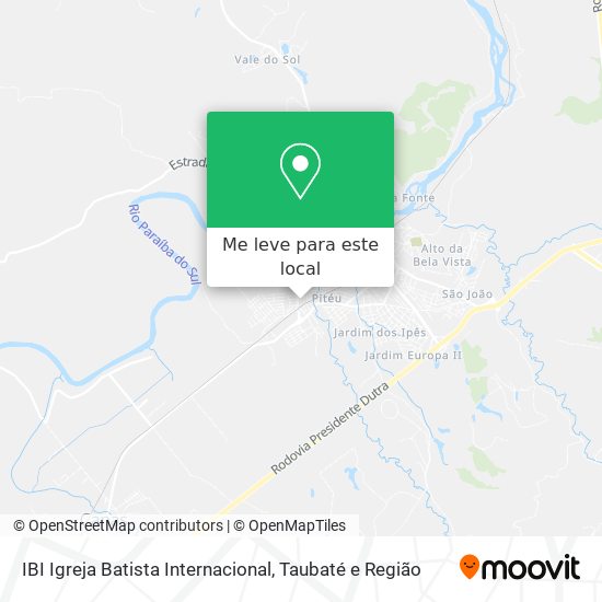 IBI Igreja Batista Internacional mapa