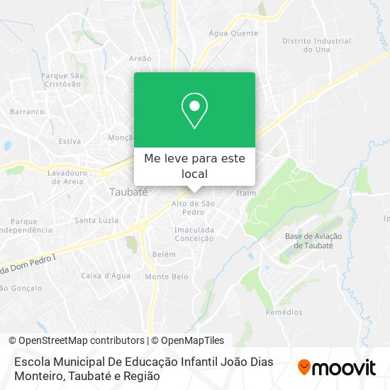 Escola Municipal De Educação Infantil João Dias Monteiro mapa