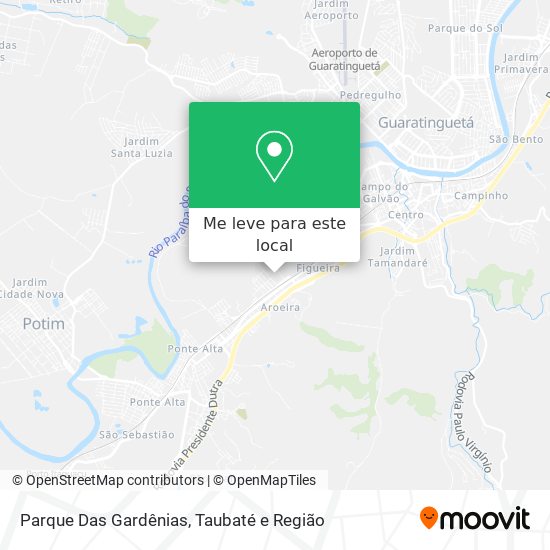 Parque Das Gardênias mapa